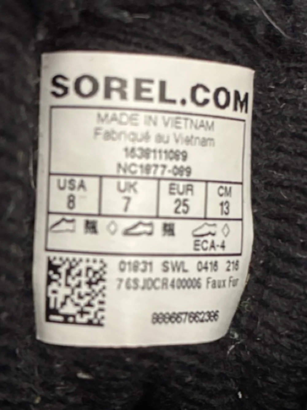 Sorel Kids Black and Red Insulated Winter Boots